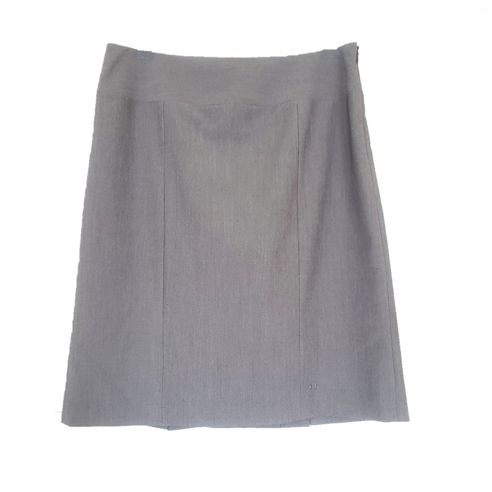 Anne Klein Gray Skirt - Pencil/A-line- Size 8